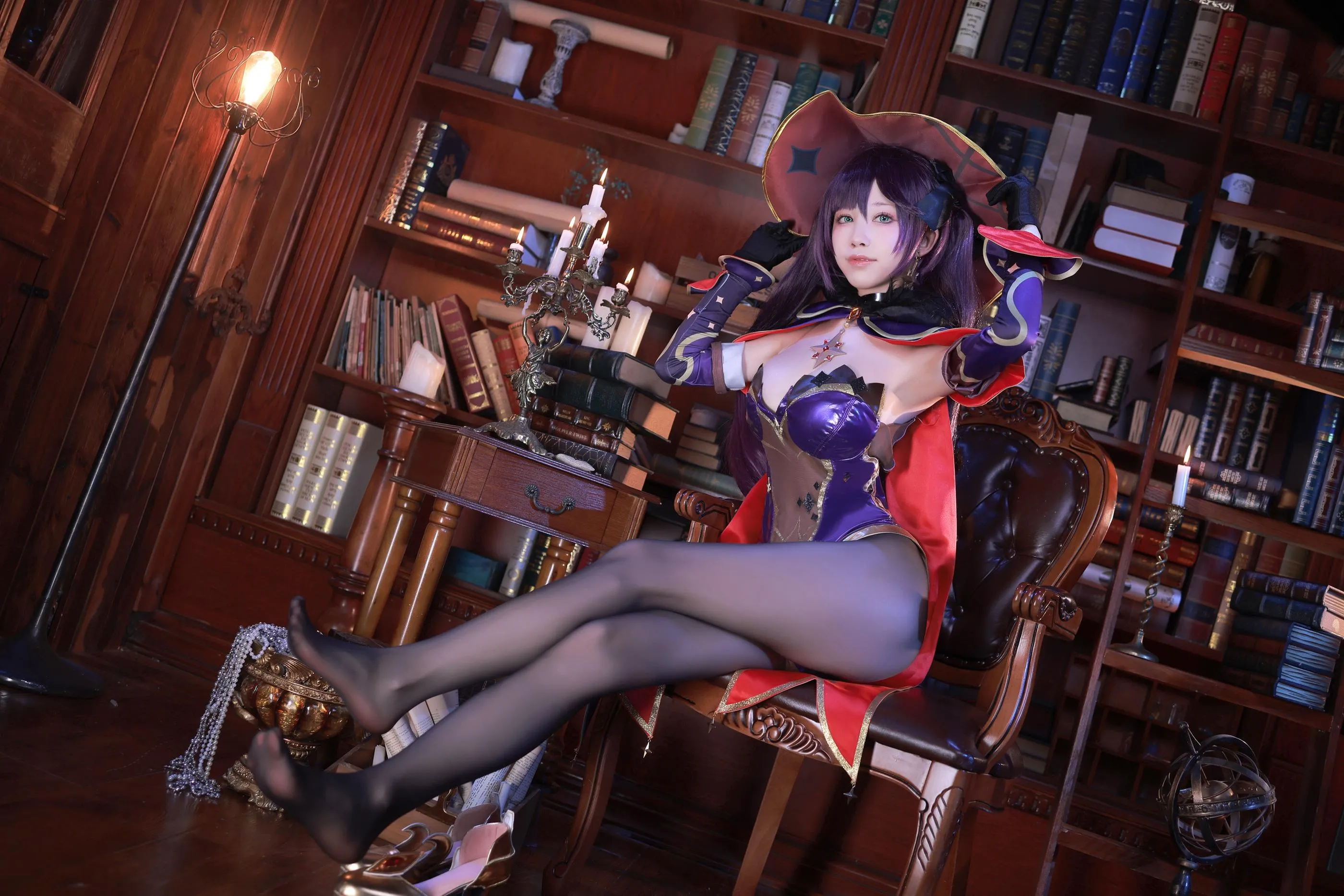 水淼Aqua – NO.120 原神莫娜 [75P]插图6
